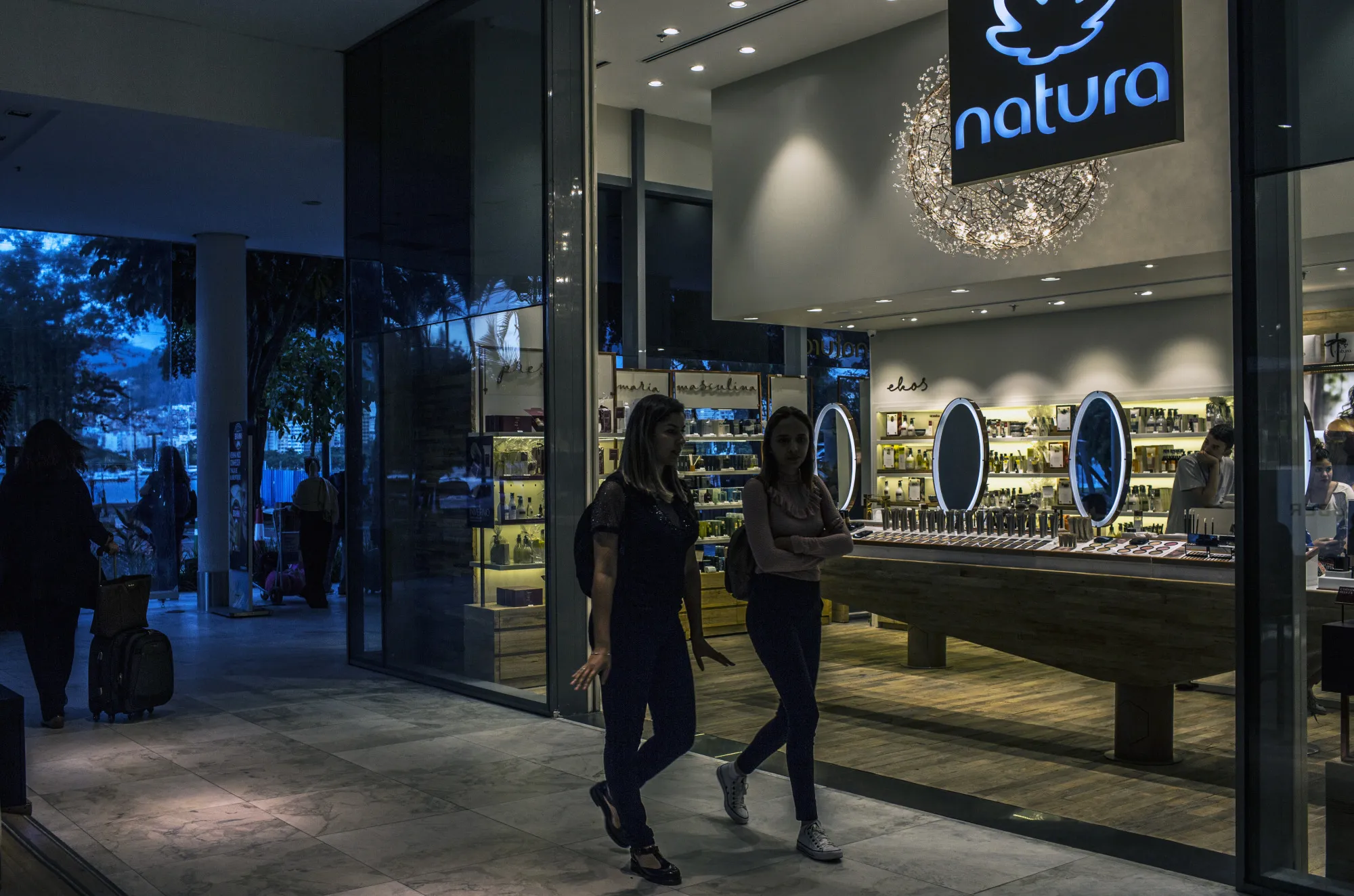 A Natura Cosmeticos&nbsp;store inside the Santos Dumont Airport&nbsp;in Rio de Janeiro.