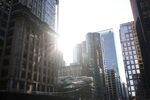 Toronto's Financial District As Stock Market Bloodbath Kept At Bay In Canada With Gold Rally