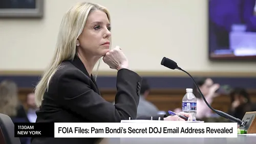 Pam Bondi used secret DOJ email alias, FOIA records show