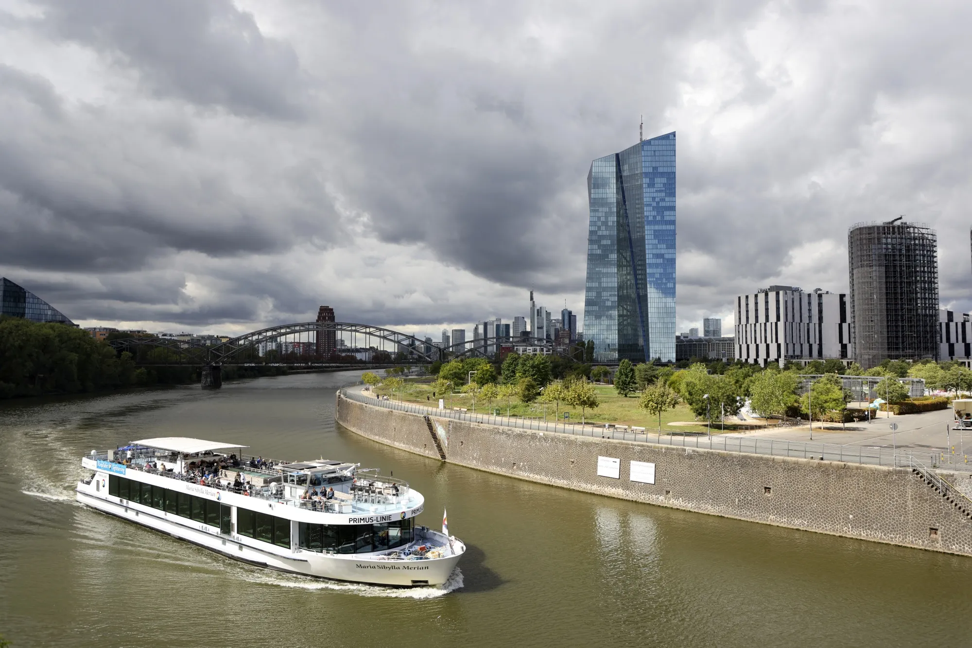 The European Central Bank headquarters in Frankfurt, Germany.&nbsp;