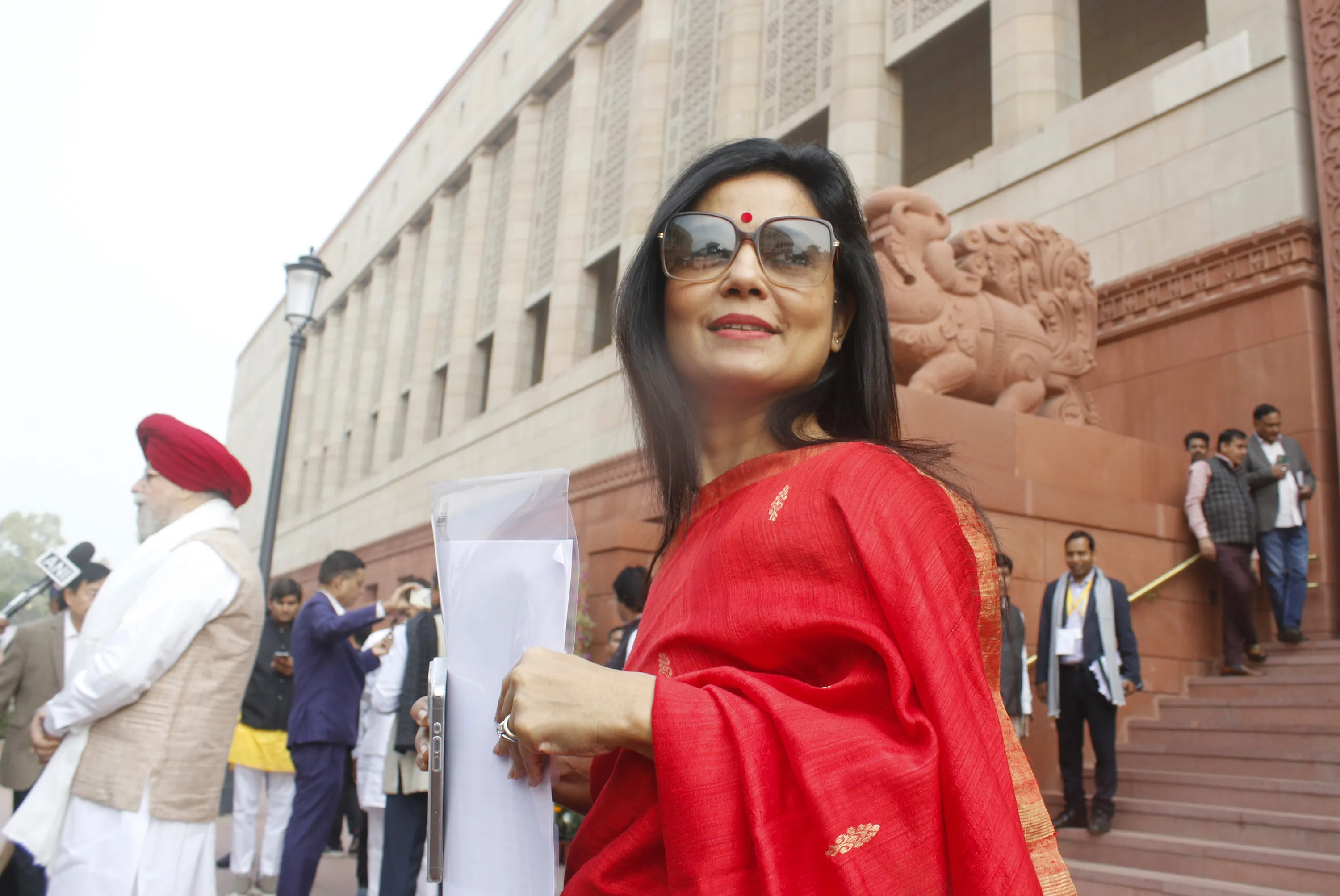 Mahua Moitra in New Delhi, India, on Dec. 4.&nbsp;