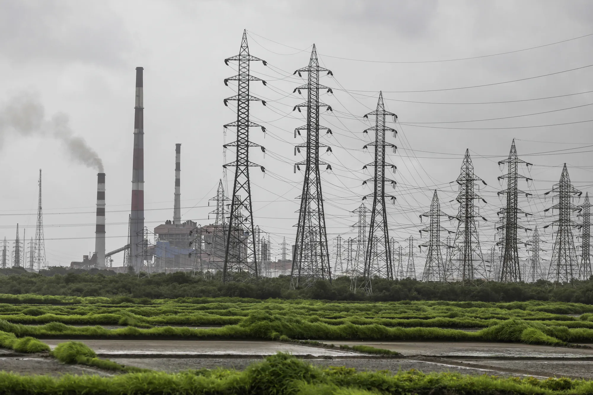 The Tata Power Co. Trombay Thermal Power Station in Mumbai.
