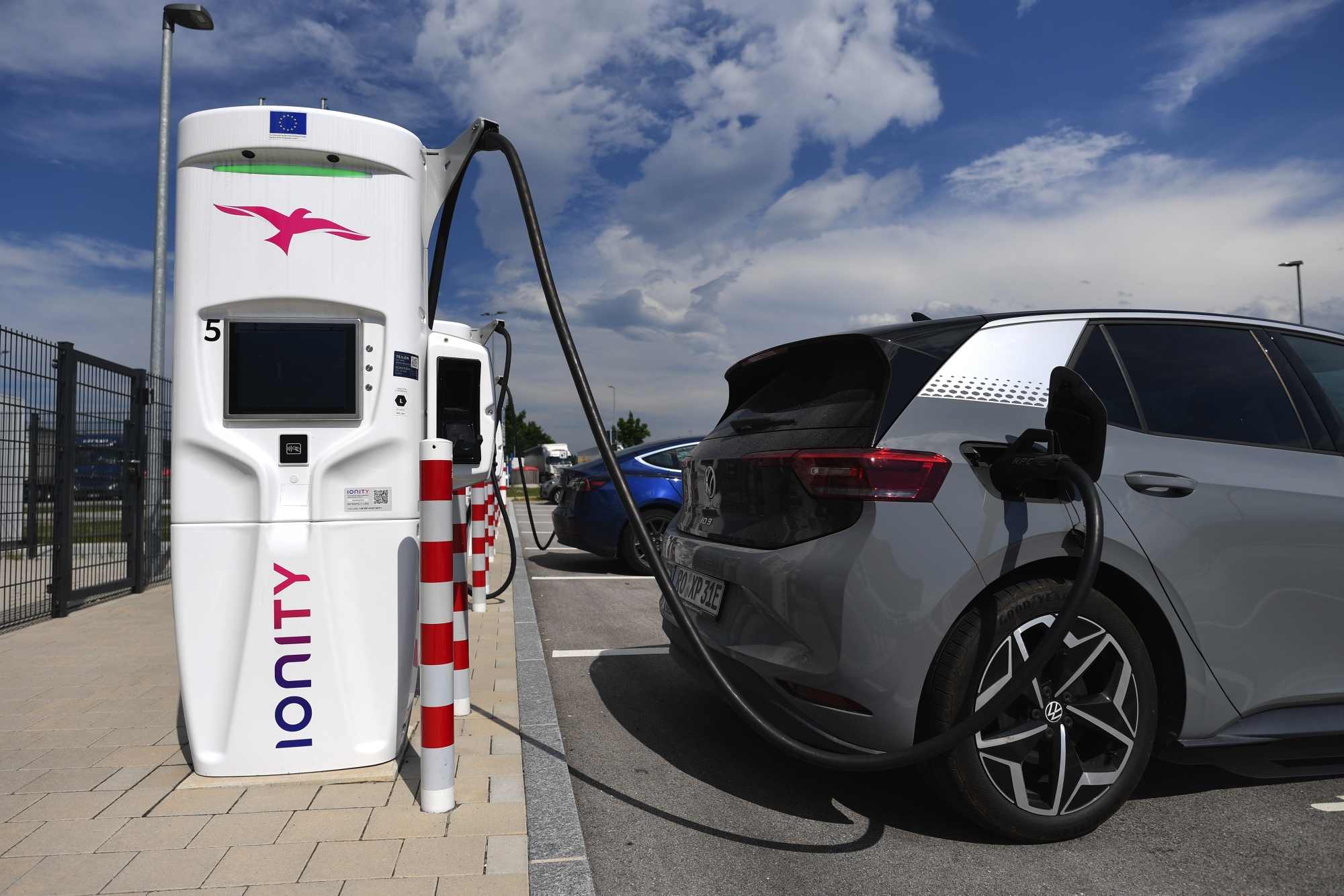 Electric Vehicle Charging Sites as Europe Vies for EV Market Crown