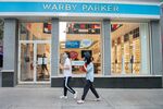 Warby Parker near Rockefeller Center in New York City.