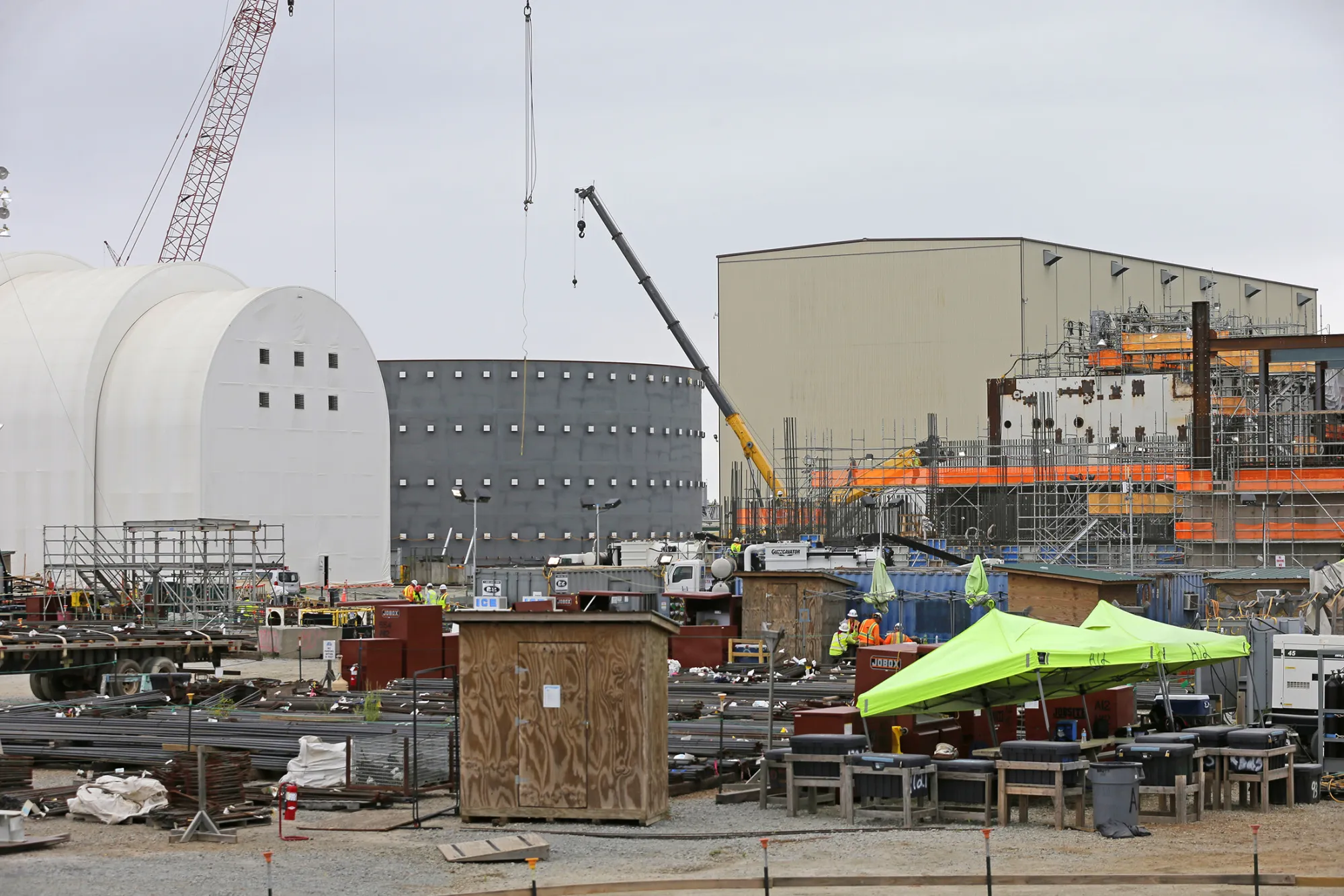 Construction on the V.C. Summer Nuclear Station on Sept. 21, 2016. Photographer: Chuck Burton/AP Photo
