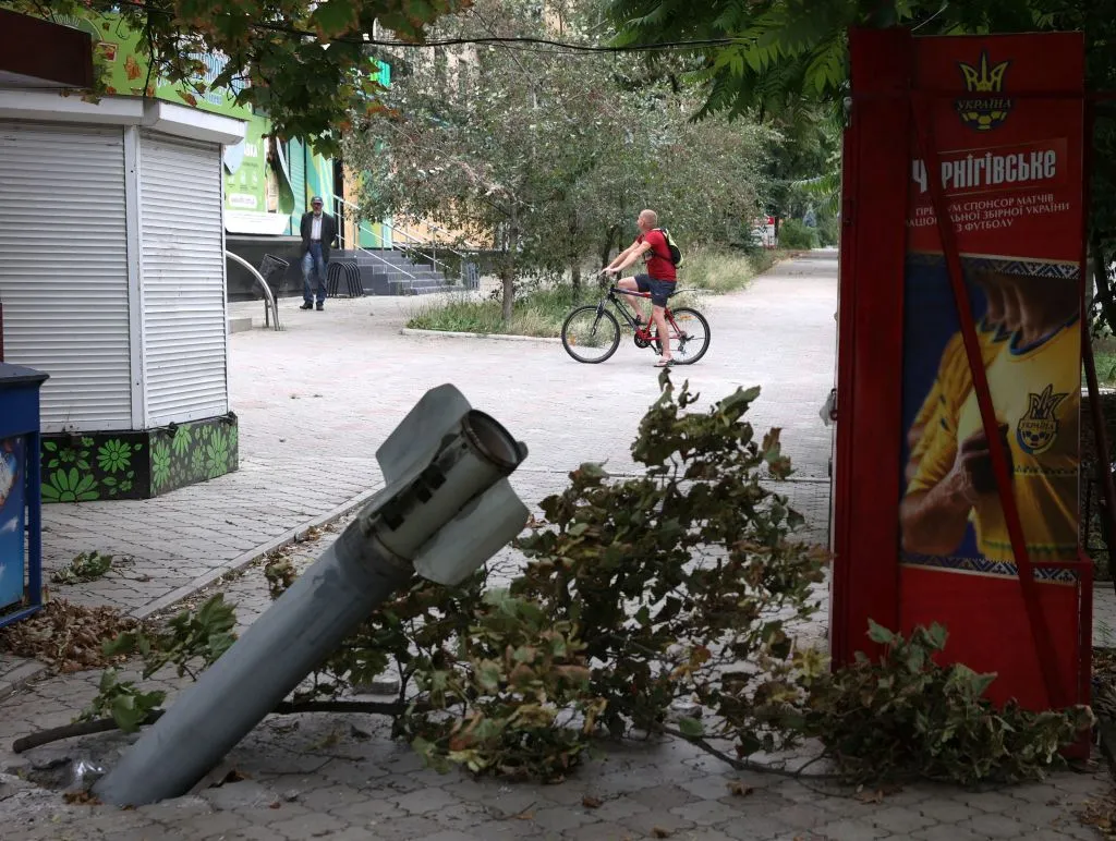 Bakhmut, Donetsk region on Aug.&nbsp;12.