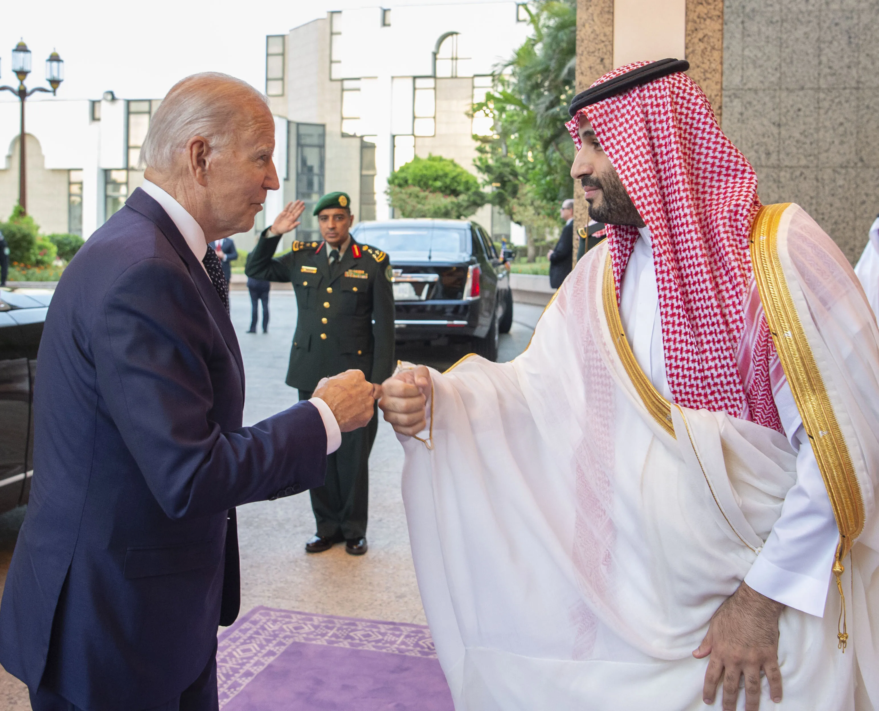 President Joe Biden and&nbsp;Crown Prince Mohammed bin Salman in July 2022.