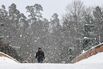 Snowfall in Stockholm on Jan. 2.