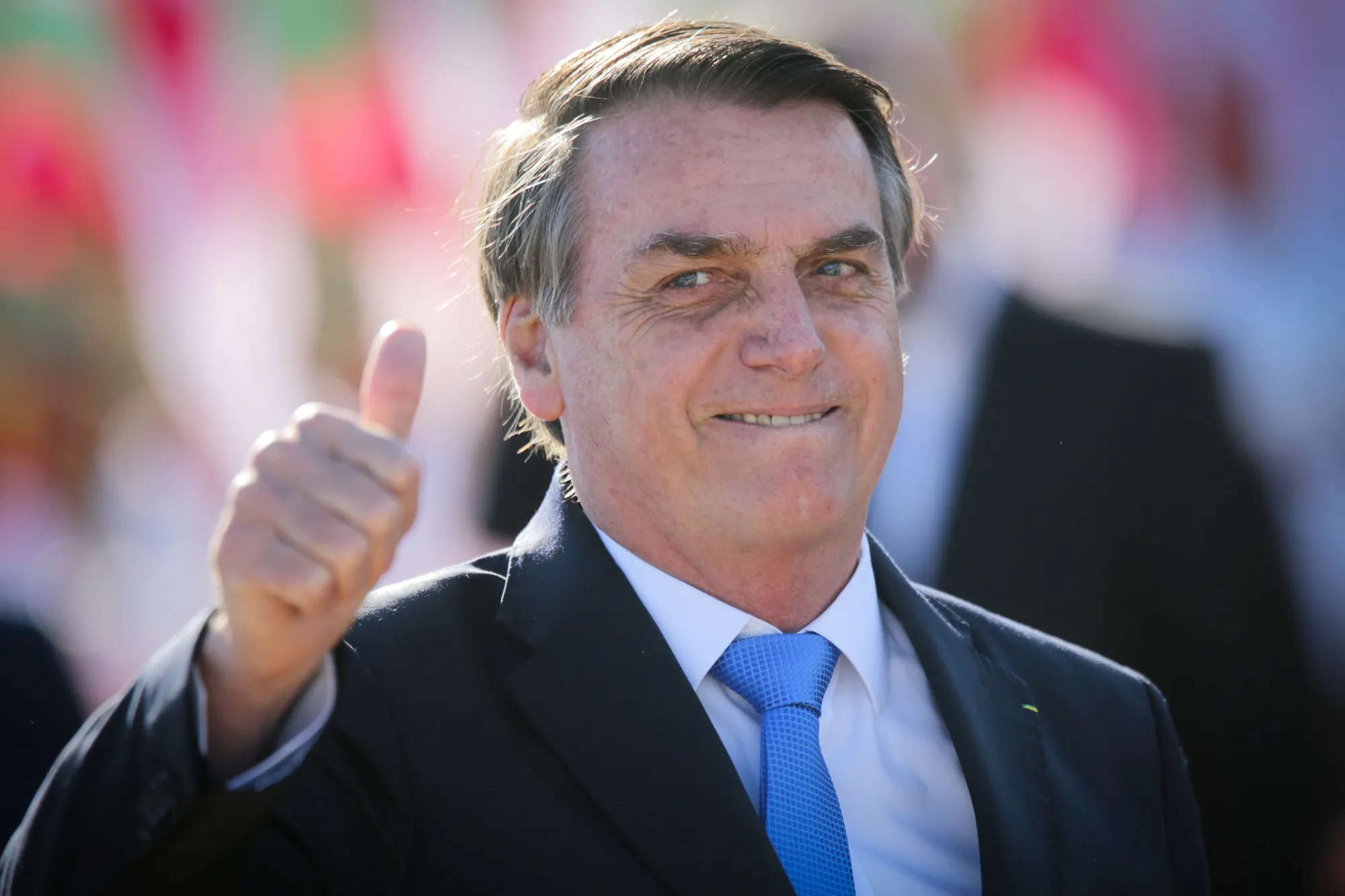 Jair Bolsonaro in Brasilia on, Aug. 28.