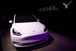 テスラのクロスオーバーEV「モデルY」(19年3月)