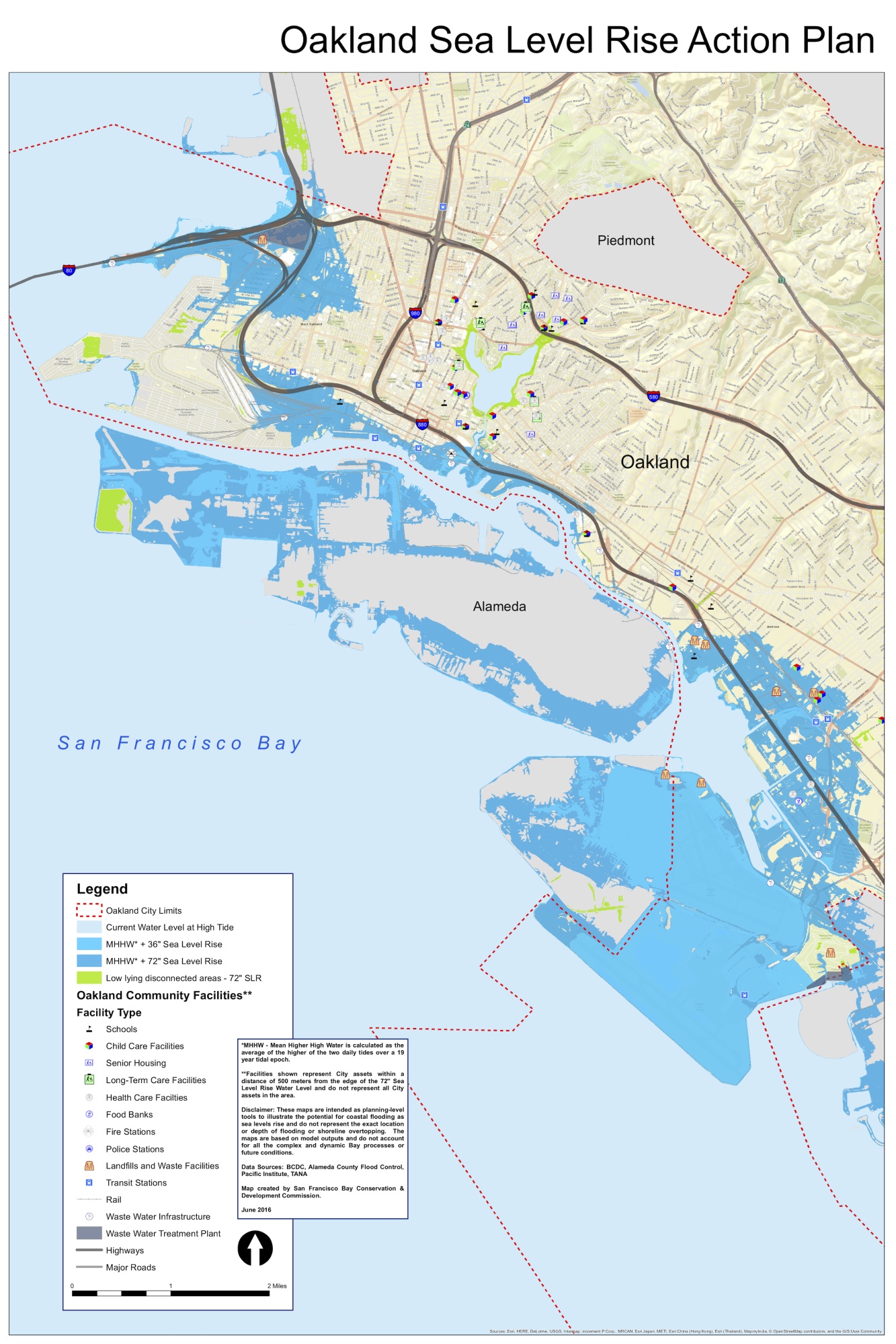 Sea Level Rise Projection Map - Buenos Aires