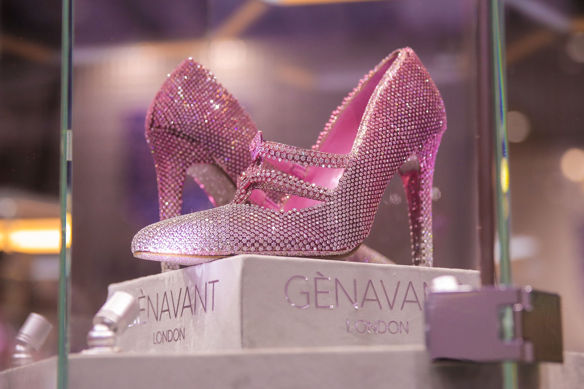 vigo | Shoes | Dazzling Diamond Studded Rose Gold Heels | Poshmark