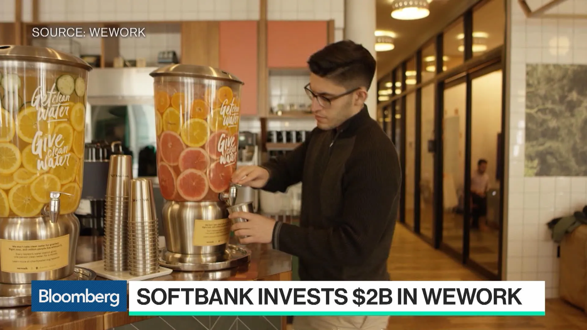 Watch SoftBank Invests Additional $2 Billion in WeWork - Bloomberg