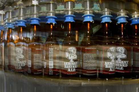 Bottles of Arrogant Bastard Ale