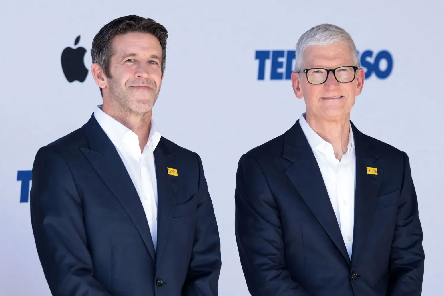 John Ternus and Tim Cook 