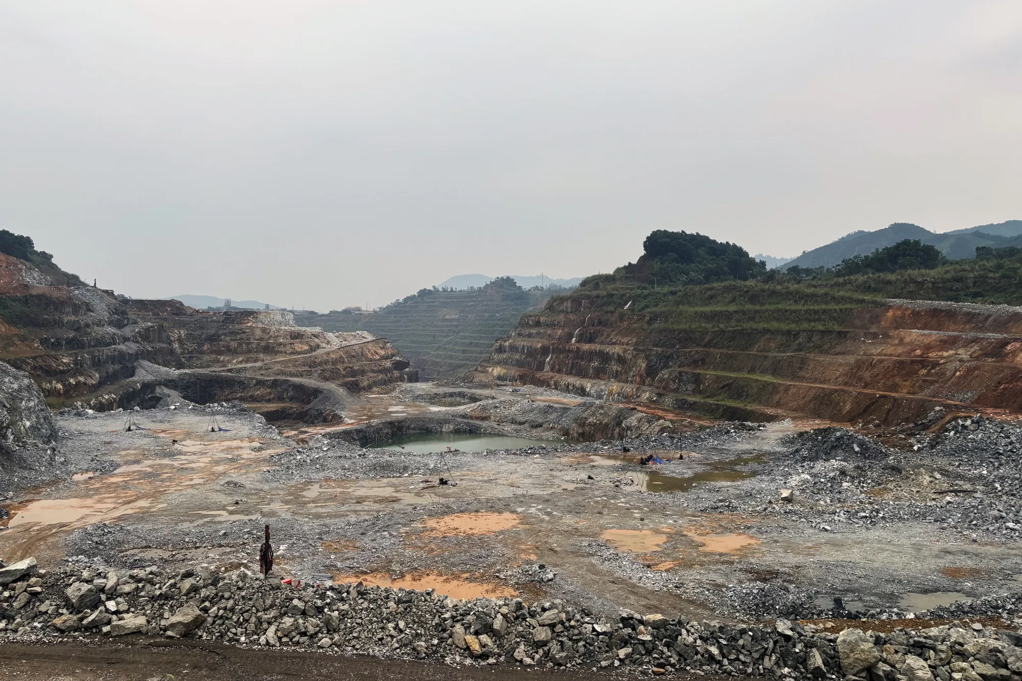 Nui Phao mine in Thai Nguyen province.