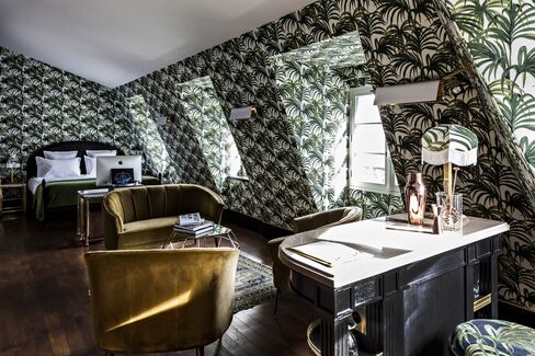 The penthouse suite at the Hotel Providence.