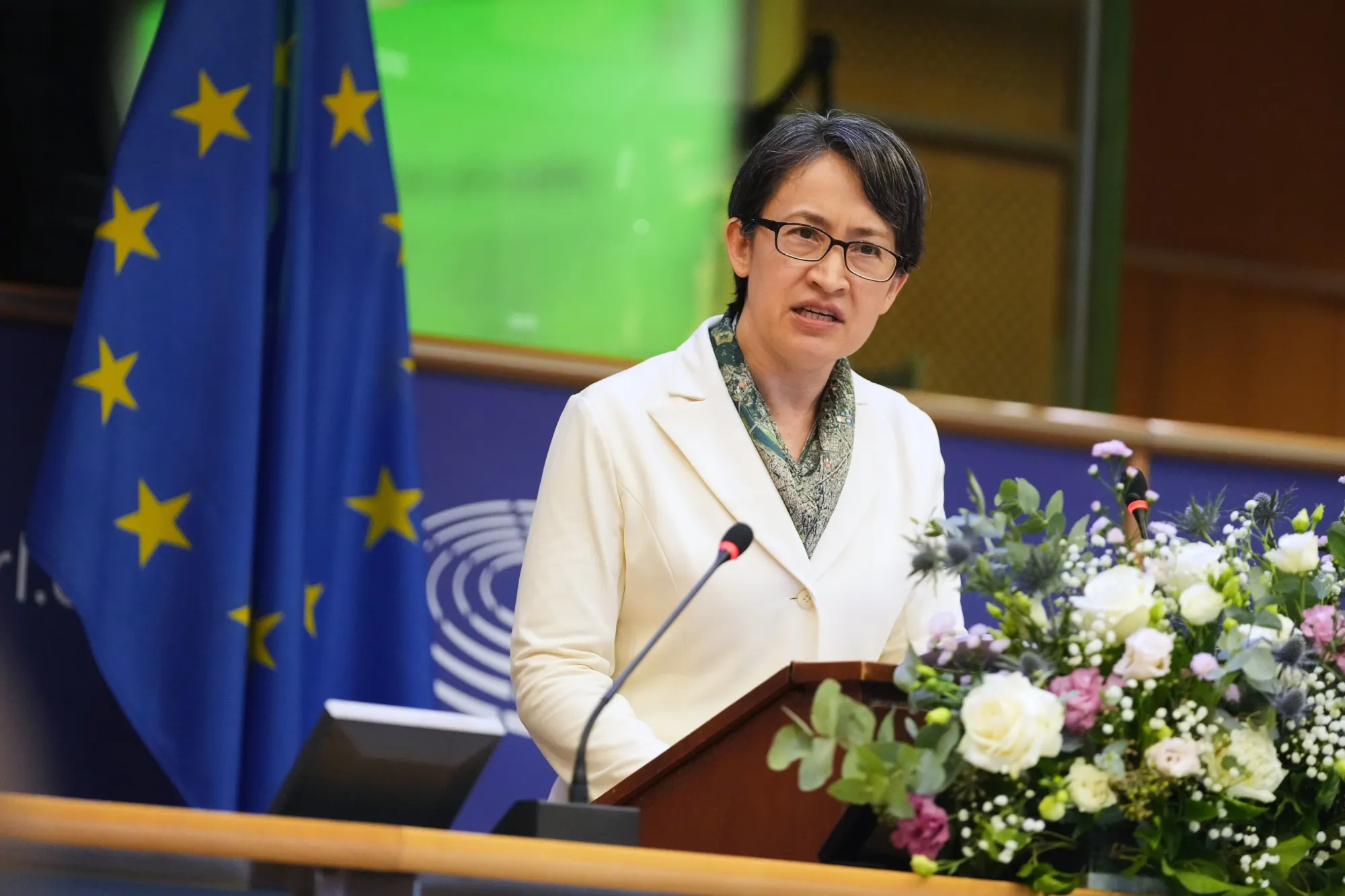 Taiwan's Vice President Bi-Khim Hsiao in Brussels on Nov. 7.