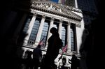 Trading On The Floor Of The NYSE As U.S. Stocks Pare Gain As Rocky Week Nears End