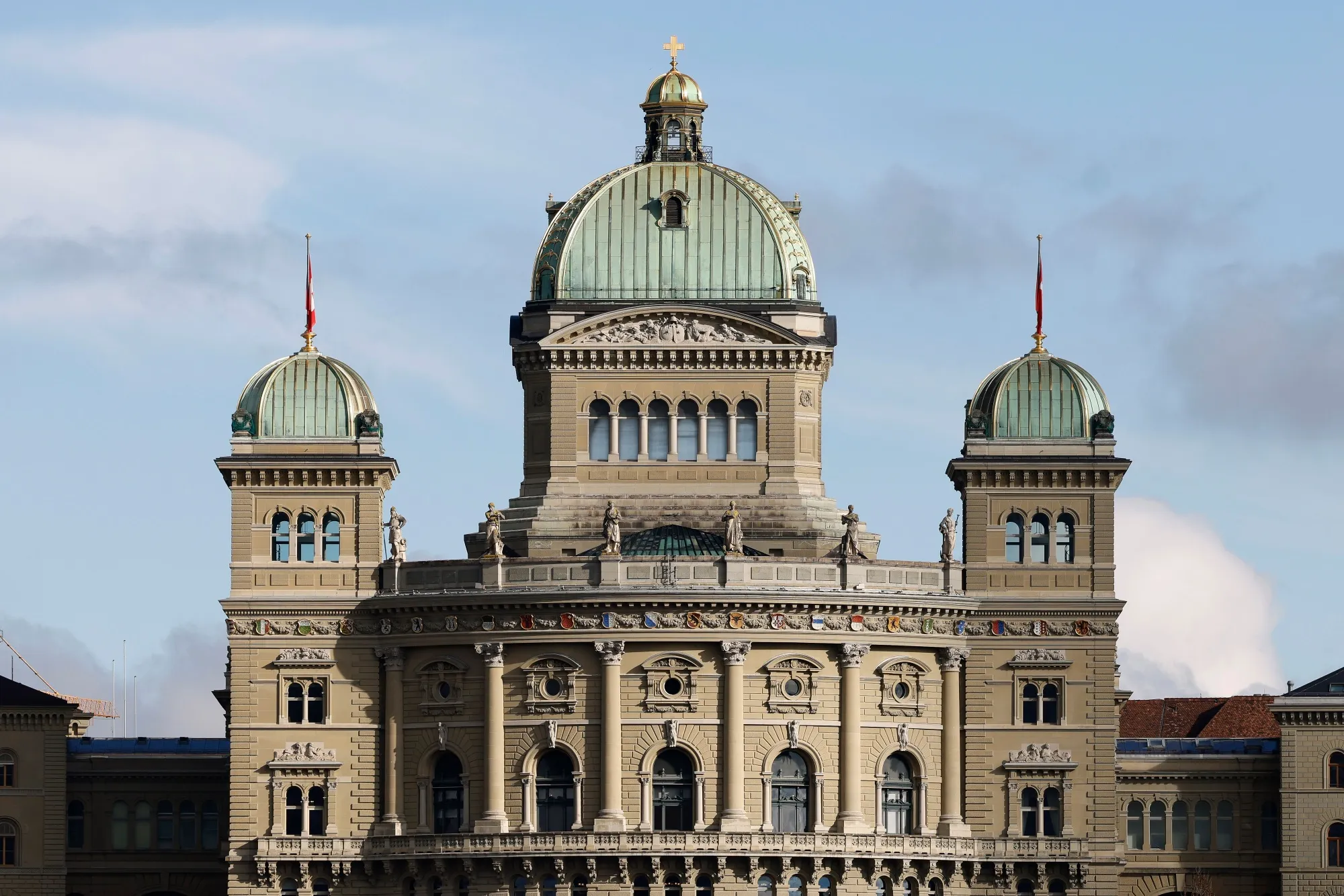 The Federal Palace, Switzerland's parliament building, in Bern.