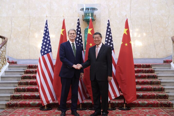 BRITAIN-LONDON-CHINA-U.S.-CONSULTATION MECHANISM-MEETING-OPEN