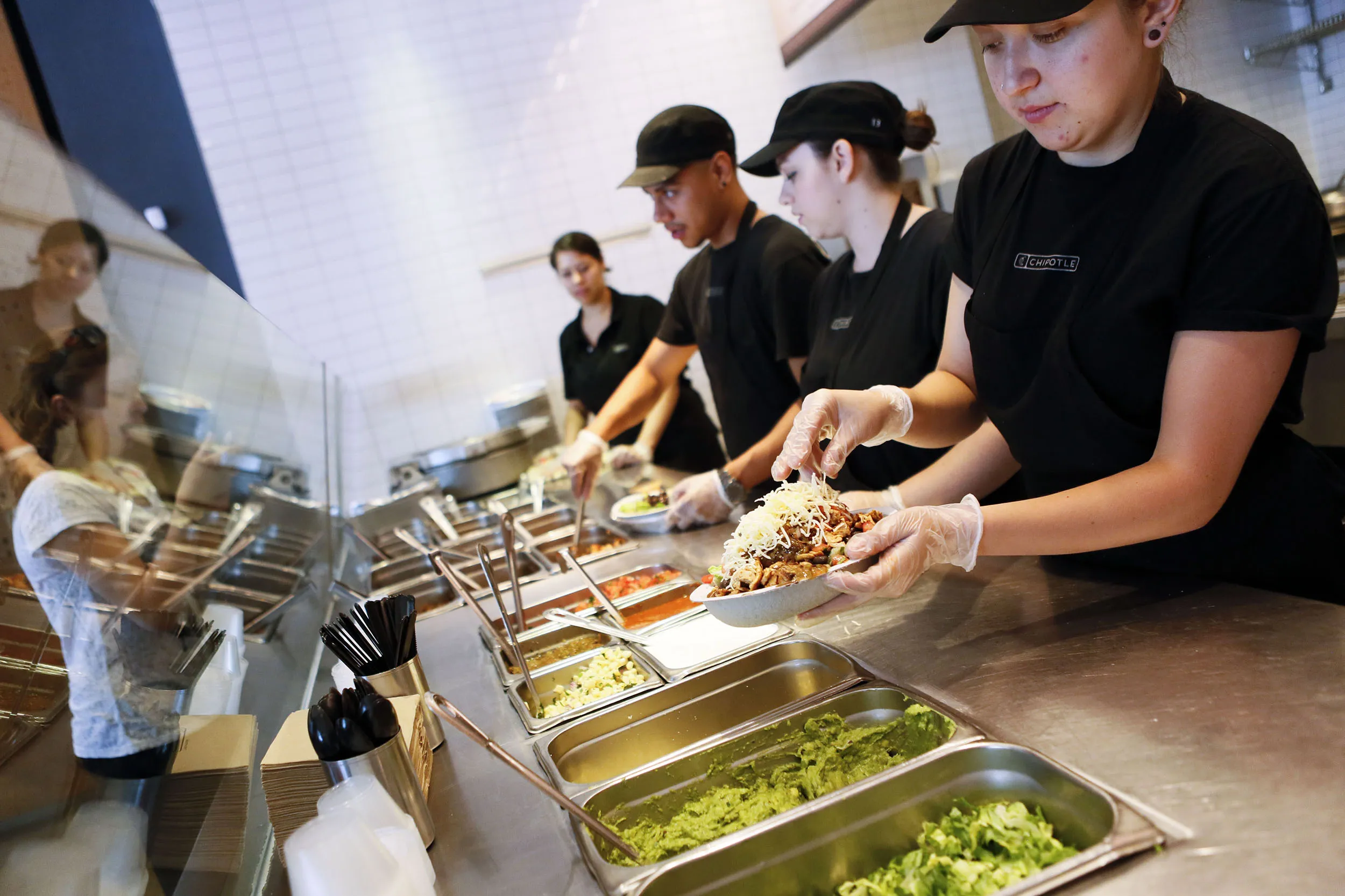 A Chipotle Mexican Grill Inc. restaurant in Hollywood, California.
