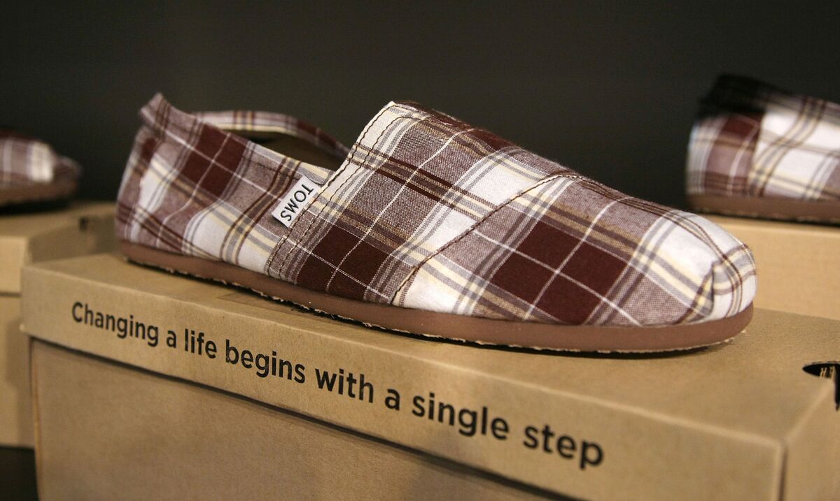 Toms back to hot sale school plaid