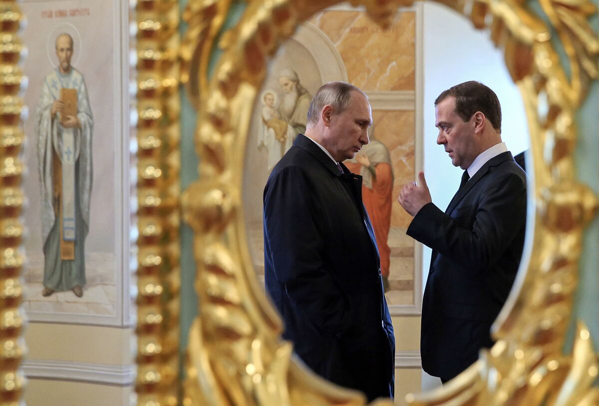 Putin and Medvedev.