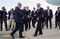 President Joe Biden is greeted by Benjamin Netanyahu in Tel Aviv on Oct. 18.