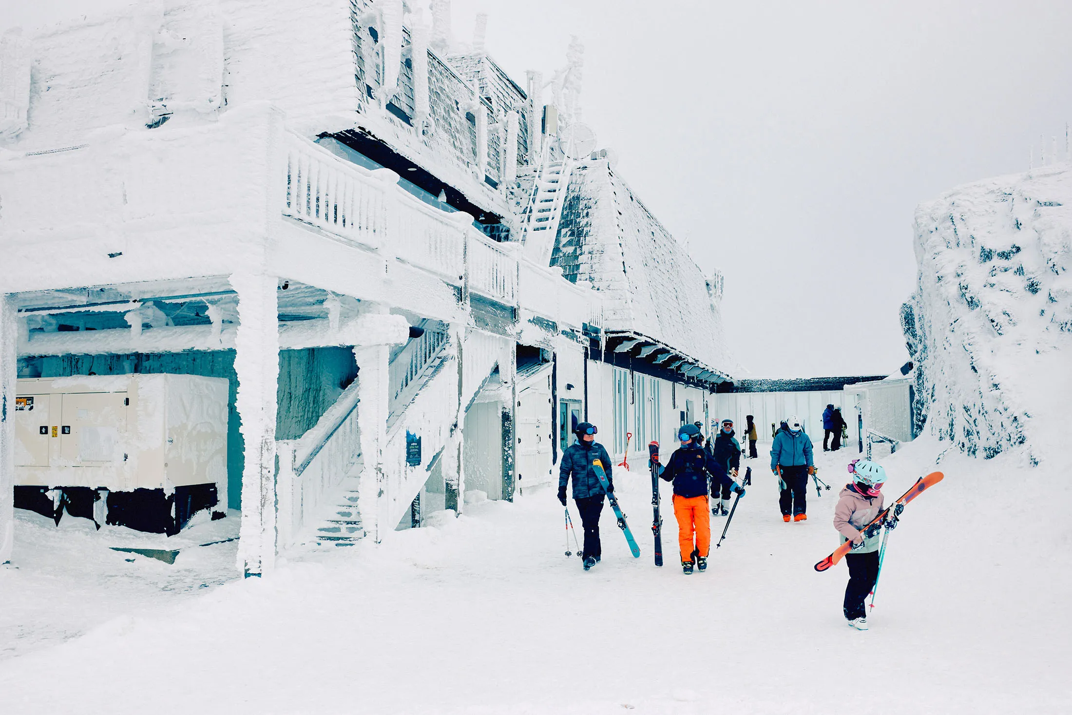 Guests at Jay Peak Resort in Vermont.
