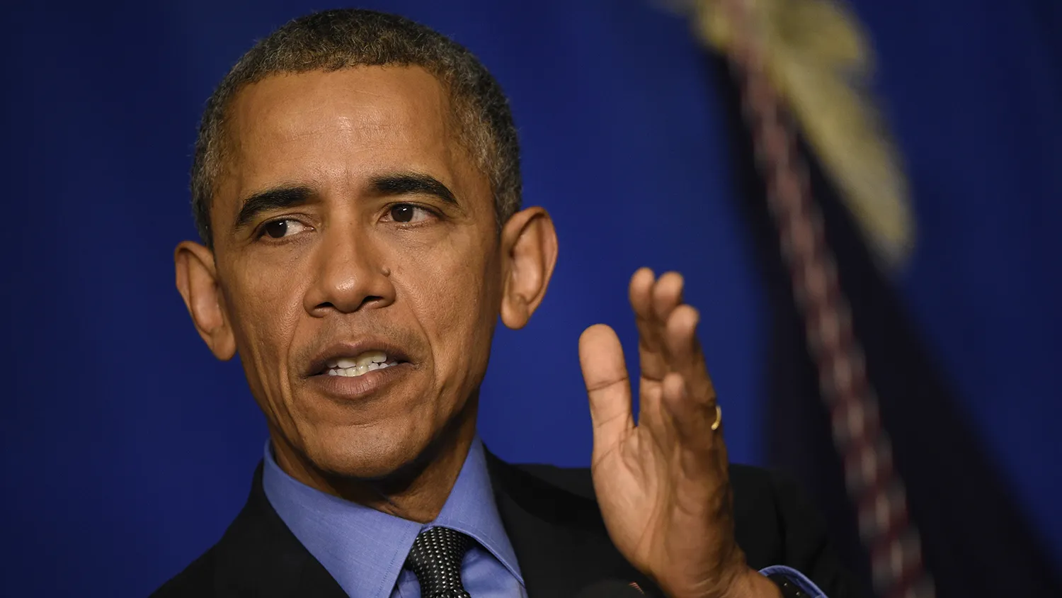 President Barack Obama speaks during a press conference on Dec. 1, 2015, in Paris.
