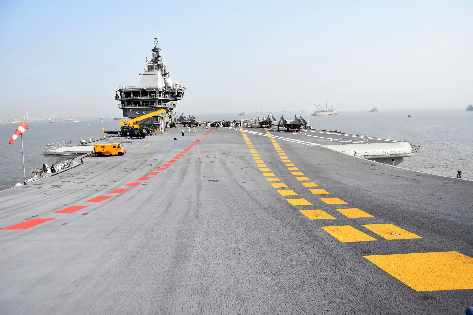 India’s first indigenous aircraft carrier INS Vikrant.