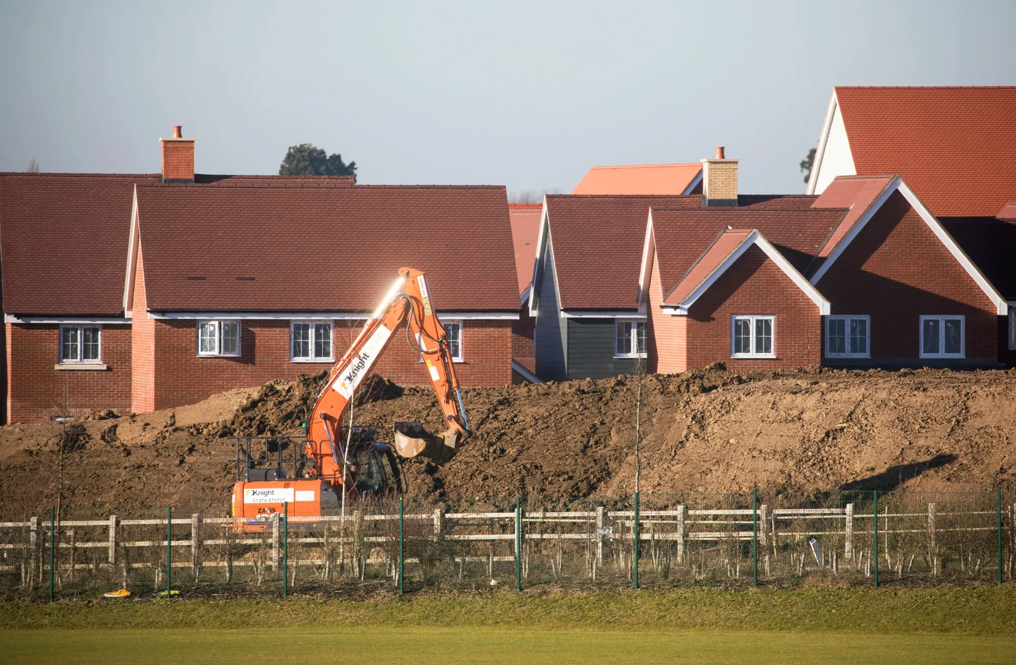 Housing Construction Sites Stay Open In Latest U.K. Lockdown 