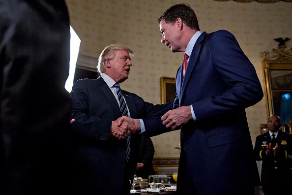 In happier times.
