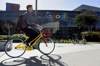 Views Of The Googleplex Campus As Google Inc. Brings Ultra-Fast Internet Access To San Francisco