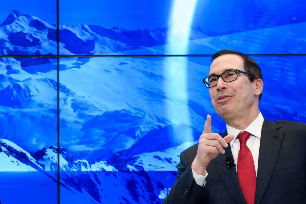 Steven Mnuchin roiled Davos.
