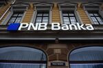PNB Banka seen in Riga. Riga is the