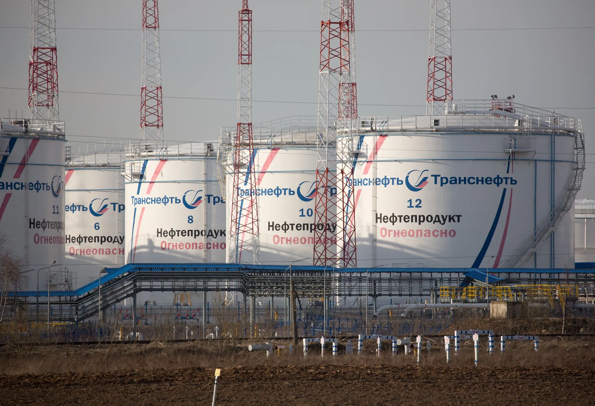 Oil Storage Tanks As OPEC+ Meet For Output Showdown