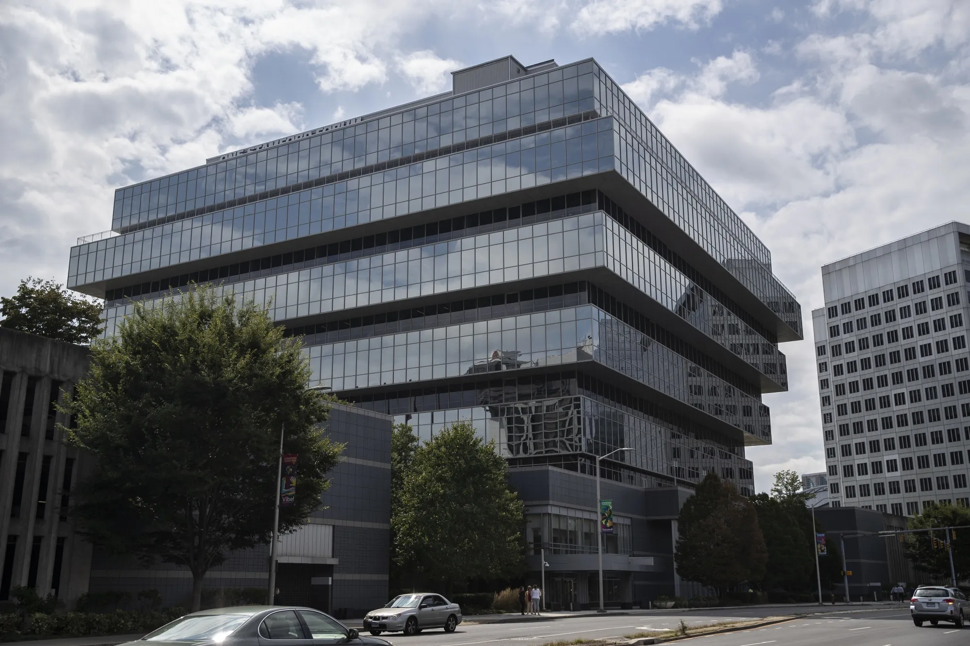The Purdue Pharma LP headquarters in Stamford, Connecticut, U.S.