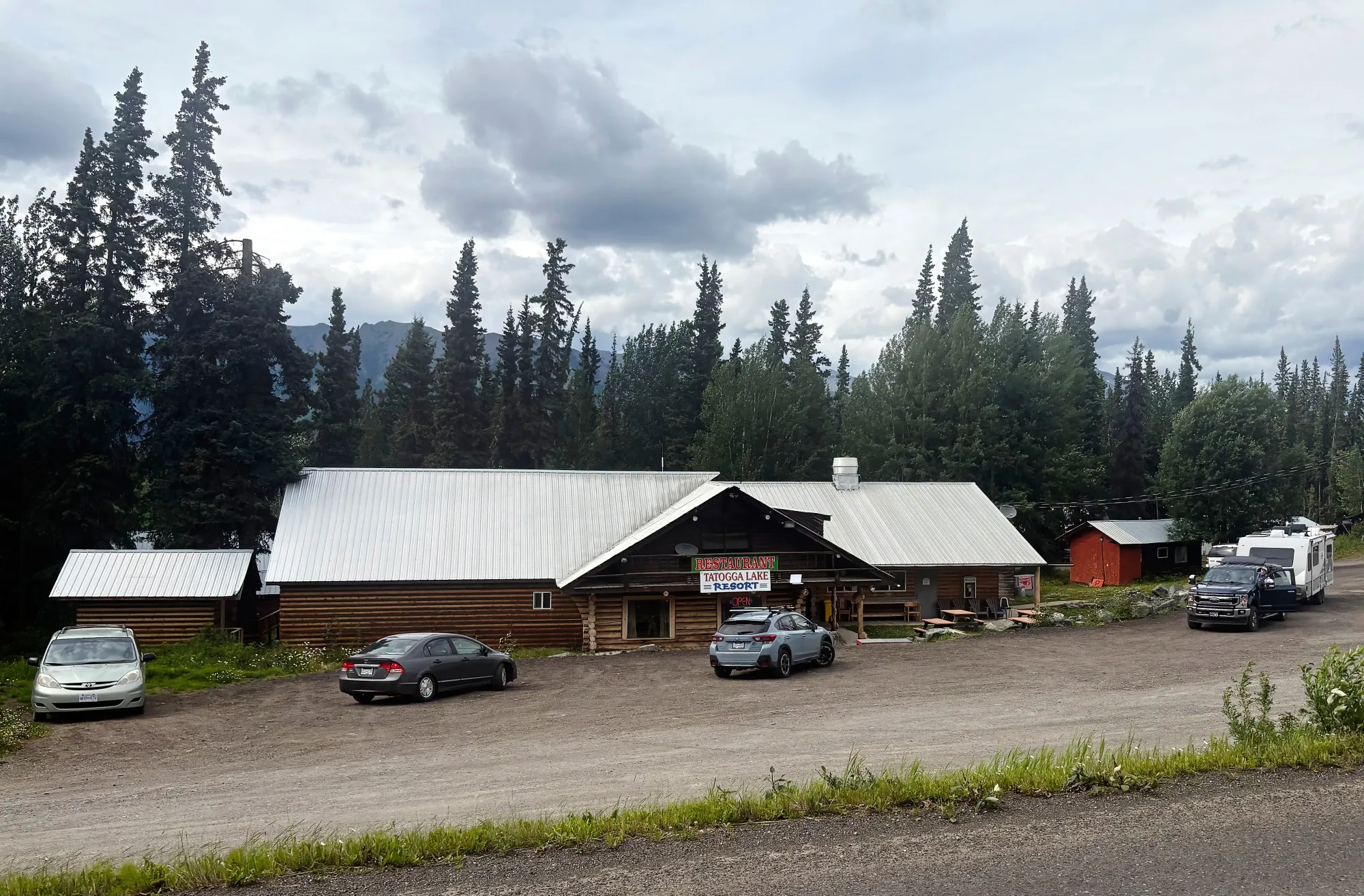 The Tatogga Lake Resort&nbsp;close to the entrance of the Red Chris Mine near Iskut, British Columbia, on July 23.