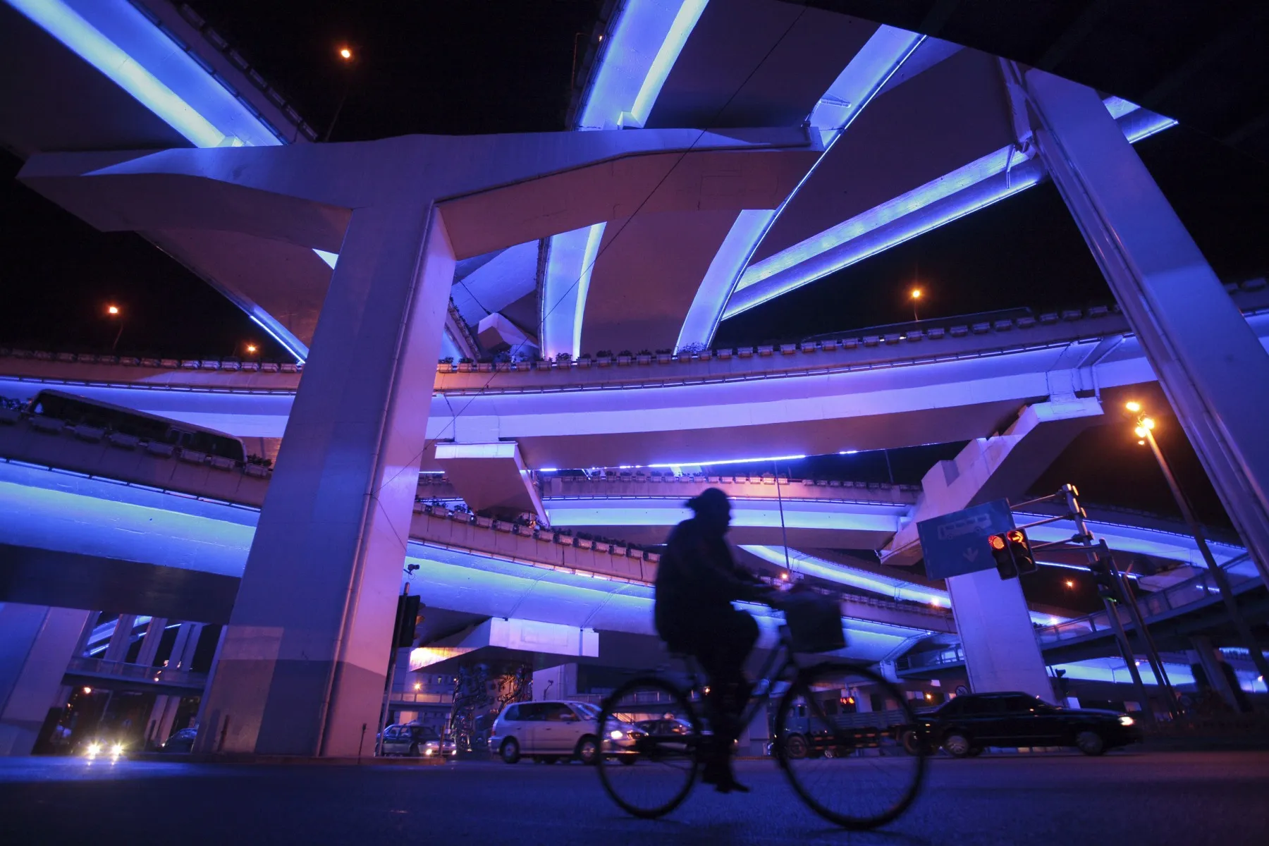 Highway overpasses in Shanghai: It’s complicated.