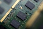 Micron Technology Inc. Double-Data-Rate Synchronous Random-Access Memory (SDRAM) chips.