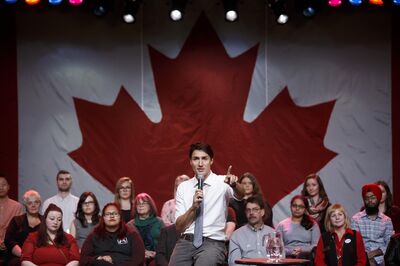 Justin Trudeau. Photographer: Cole Burston/Bloomberg