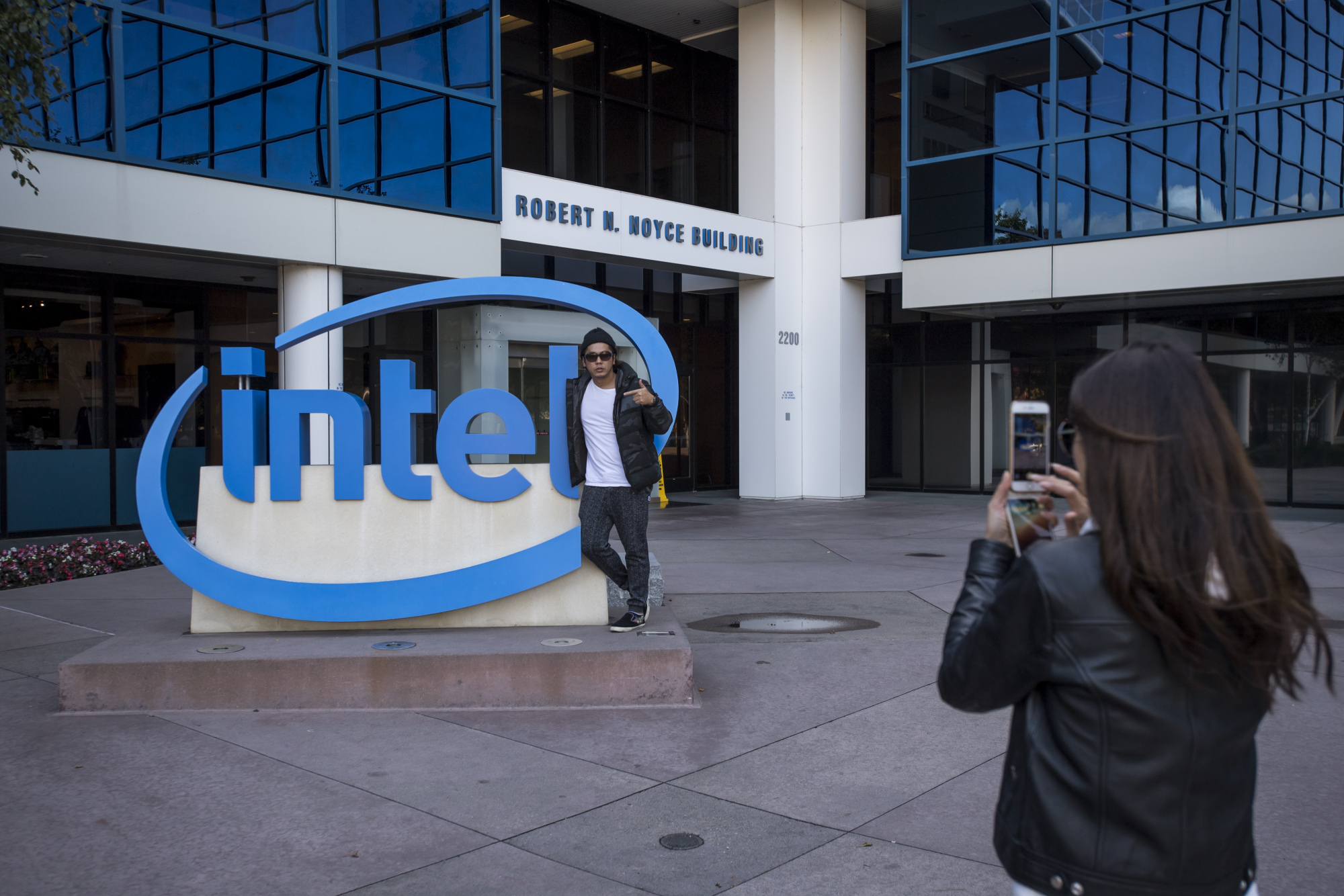 Intel Corp. Headquarters Ahead Of Earnings