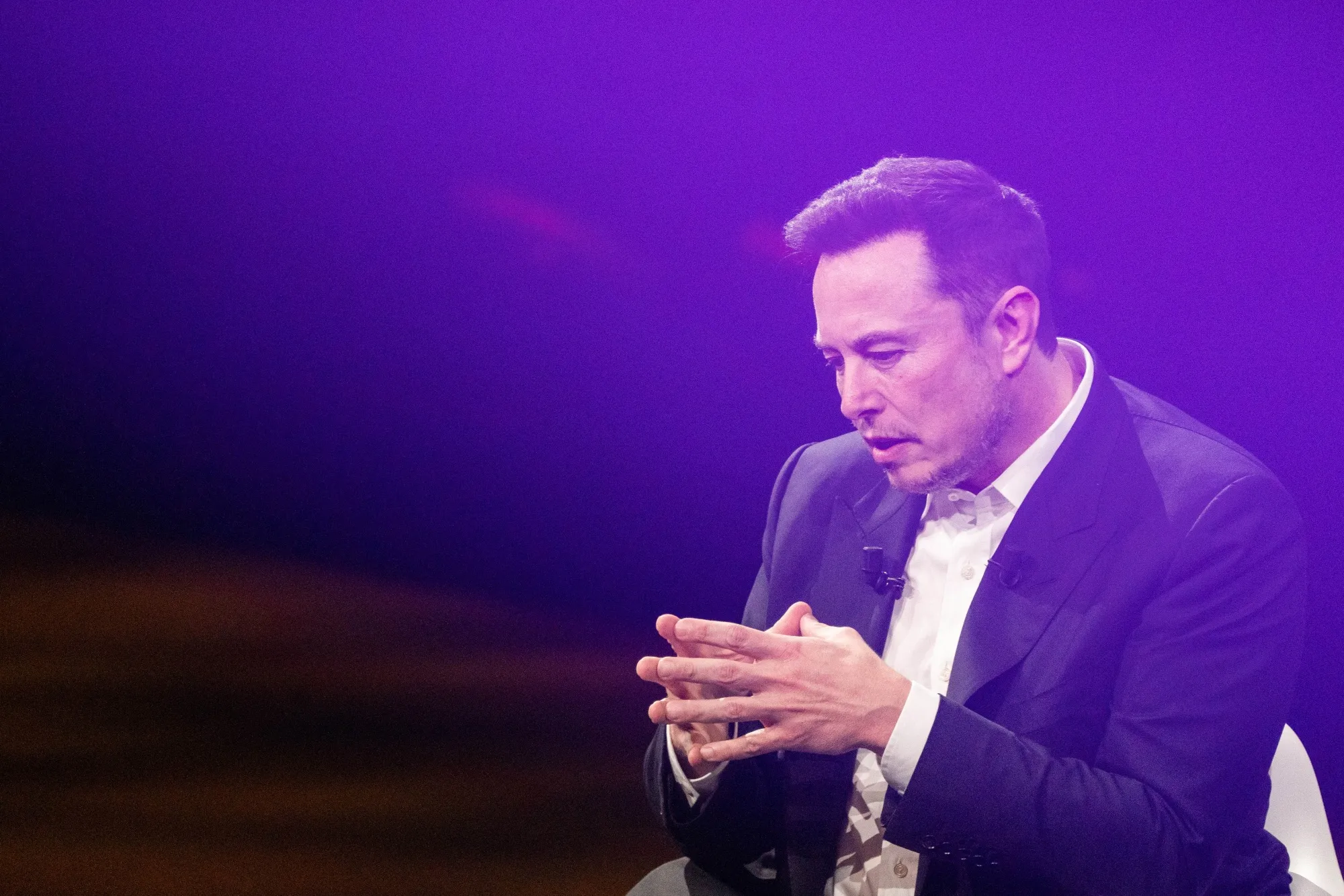 Elon Musk in June. 