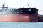 An oil tanker loaded with imported crude oil at Qingdao Port on Feb. 9.