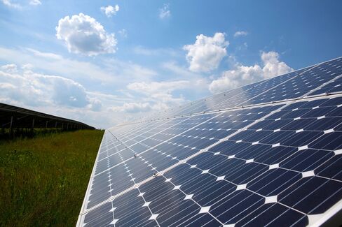 Solar Panels sit in Freiburg
