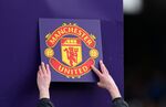 The Manchester United club badge.