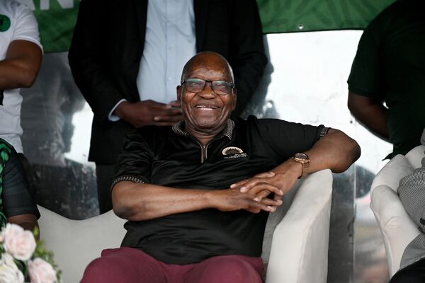 South Africa's Former President Jacob Zuma at MKP Party Launch