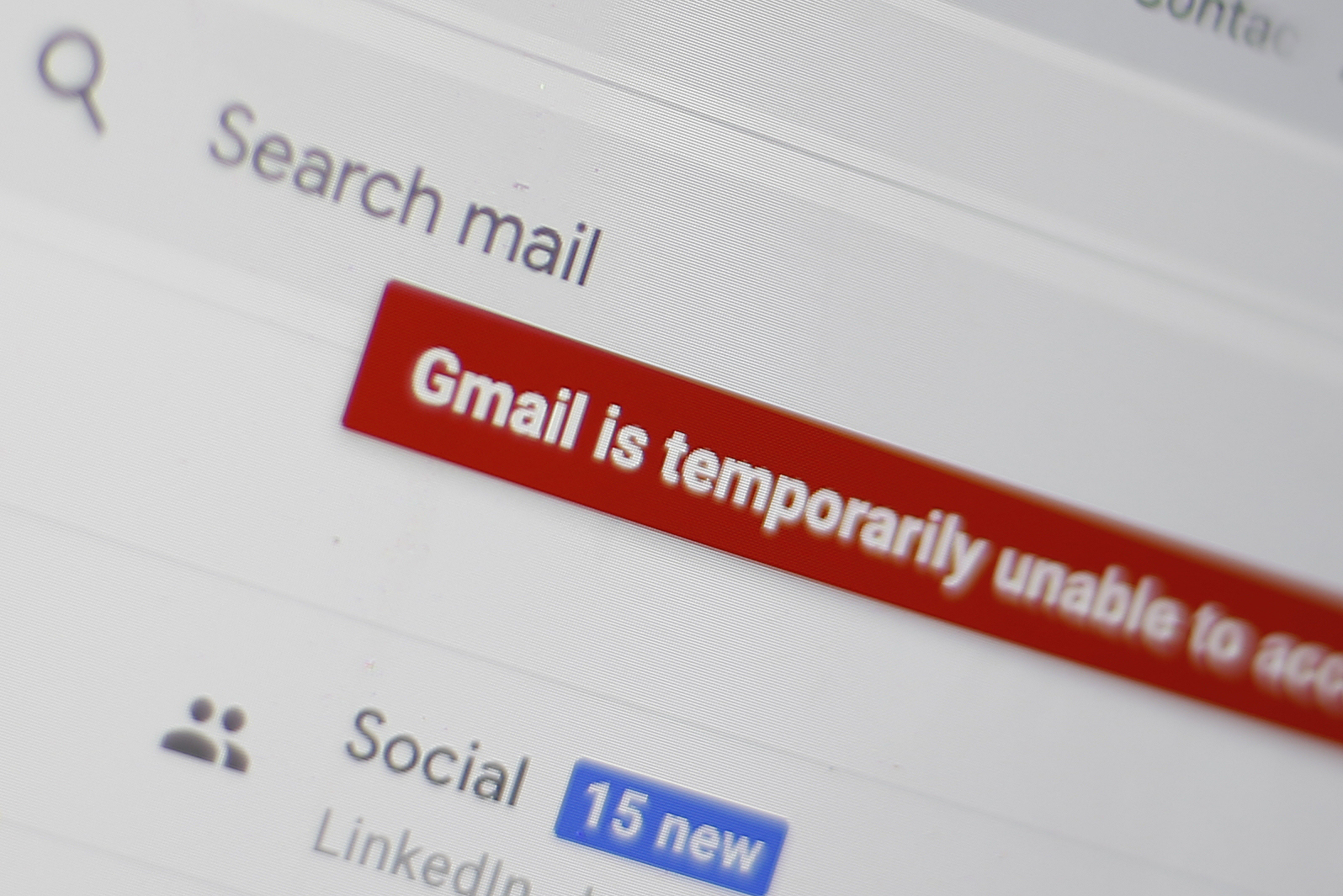Google services include Gmail, YouTube Suffer Massive Outage